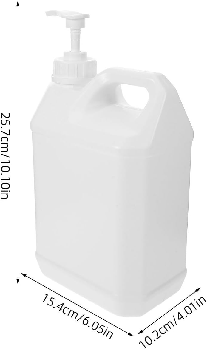 BESPORTBLE 2 Stück,5l Pumpspenderflasche aus Kunststoff mit Grosser Kapazität und Stossfestem Design