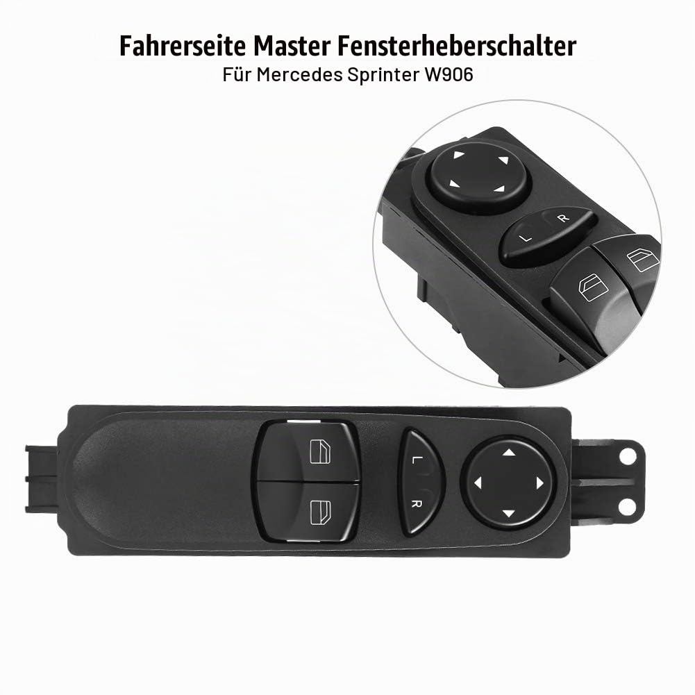 Fensterheber Schalter Schaltelement OE A9065451213 Schaltereinheit für elektrische Autofensterheber