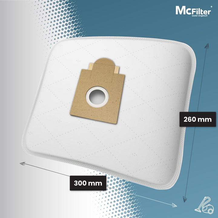 McFIlter I 10 Staubsaugerbeutel geeignet für EIO Varia Serie, 1000 R-Control, 1600W ECO, 1800, 2500W
