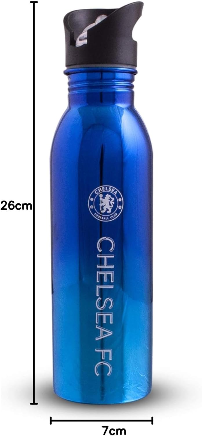 Chelsea Sportflasche, Edelstahl, UV-beschichtet, 700 ml 700 ml Blau, 700 ml Blau