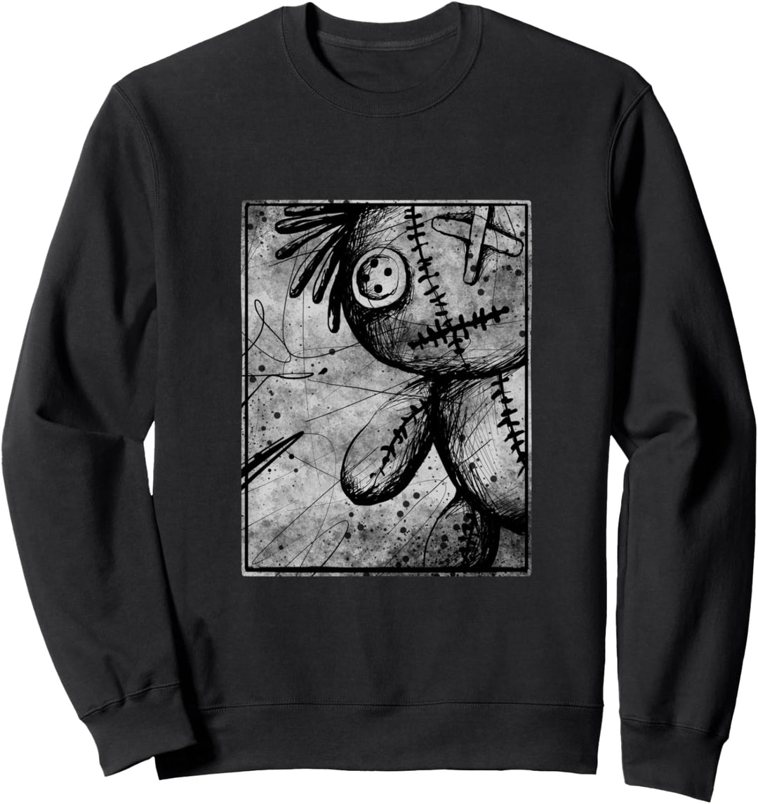 Hexen Goth Voodoo Puppe Sweatshirt