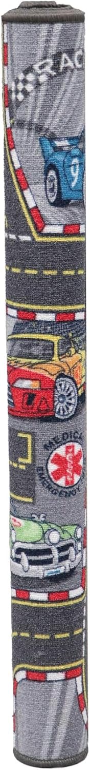 Primaflor Spielteppich mit Cars-Design - Spielteppich für Kinder 140 x 200 cm - pflegeleichter Kinde