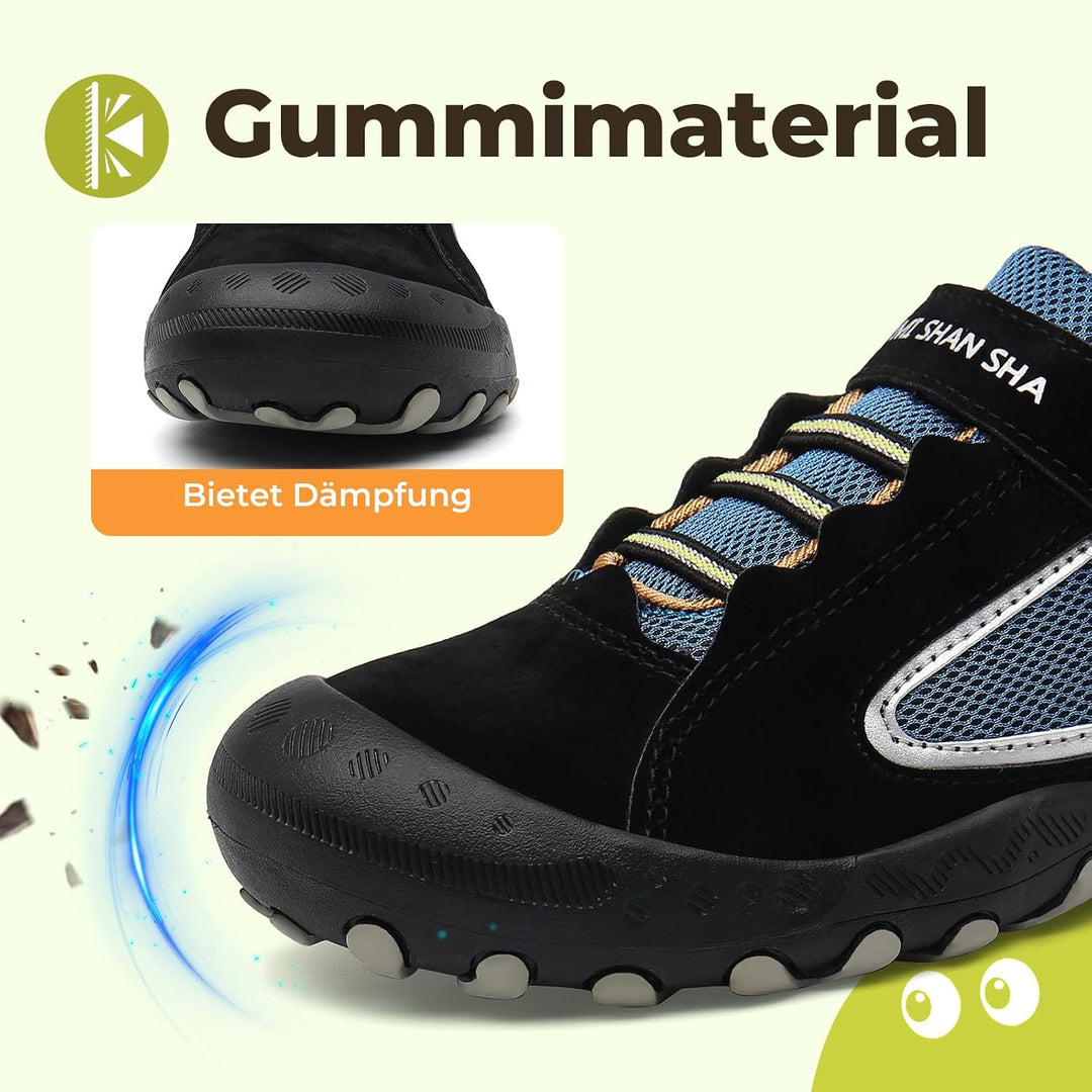 Mishansha Unisex-Kinder Turnschuhe Trekkingschuhe Mädchen Wanderschuhe Outdoor Sportschuhe 24-38 27