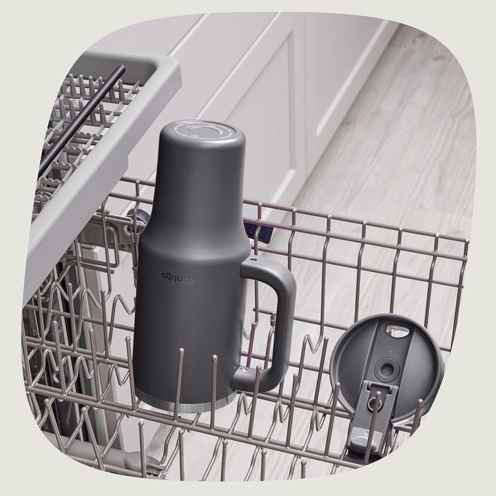 Contigo Tumbler | Thermosflasche mit Henkel und Strohhalm | 1200 ml