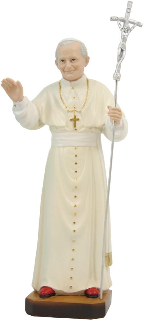 FADEDA Papst Johannes Paul II. / Höhe:21 cm/handbemalt/detailgetreue Krippen Figuren - Weihnachten T