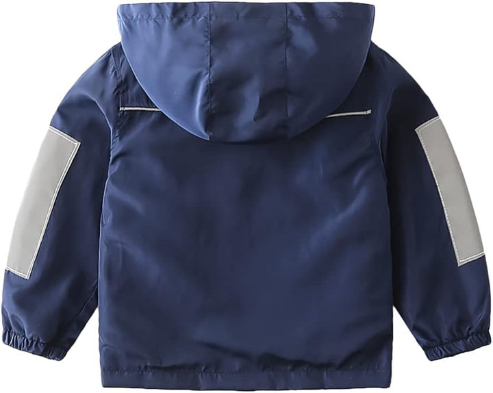 Volunboy Baby Kapuzen Jackets, Jungen Langarm Winddicht Mantel Cartoon Aufdruck Jacken 3-4 Jahre Bla