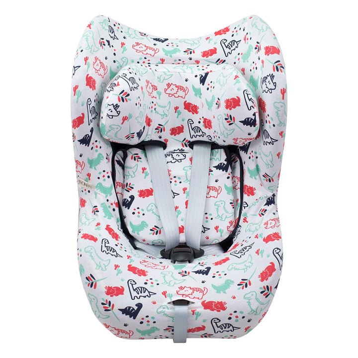 JYOKO KIDS Bezug kompatibel mit Cybex Gold Sirona M2 iSize (DINO PARTY), DINO PARTY