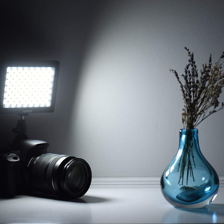 Andoer Mini LED Licht 192pcs Beads Studio Video Fotografie Dimmbar Tragbar Panel Lampe 3200K / 6000K