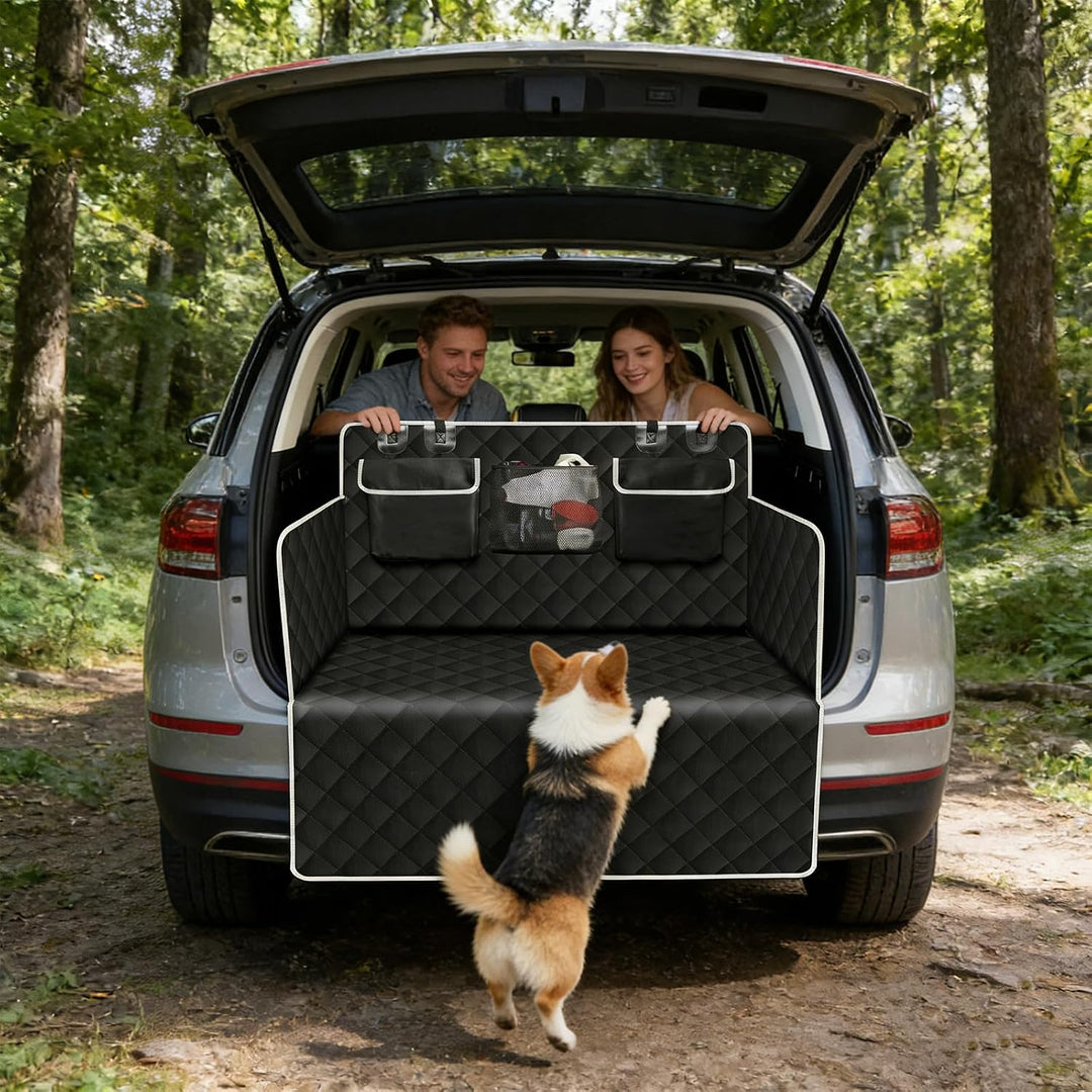 JMIATRY 1 Stück Hundedecke Auto Kofferraum, Kofferraumschutz Hund 103 x 180 cm, Kofferraumdecke Hund