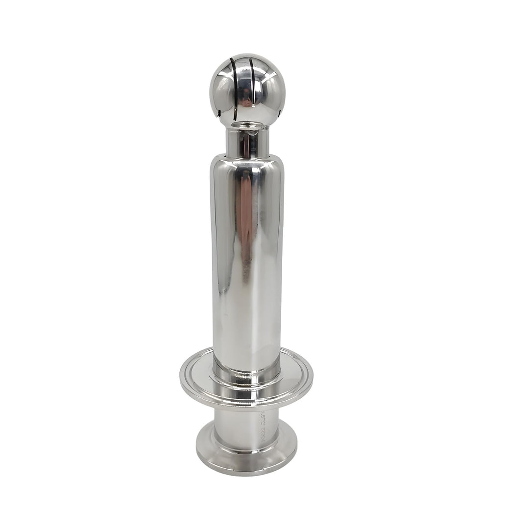 1.5" Tri Clamp auf 2" Tri Clamp Rotierender CIP Sprayball Edelstahl AISI304/1.4301 (1.5"TC x 2"TC),
