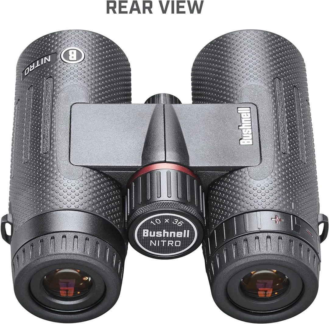 Bushnell Bn1036b Nitro-Fernglas, 10 x 36 mm, schwarzes Dach, Multi, Einheitsgrösse