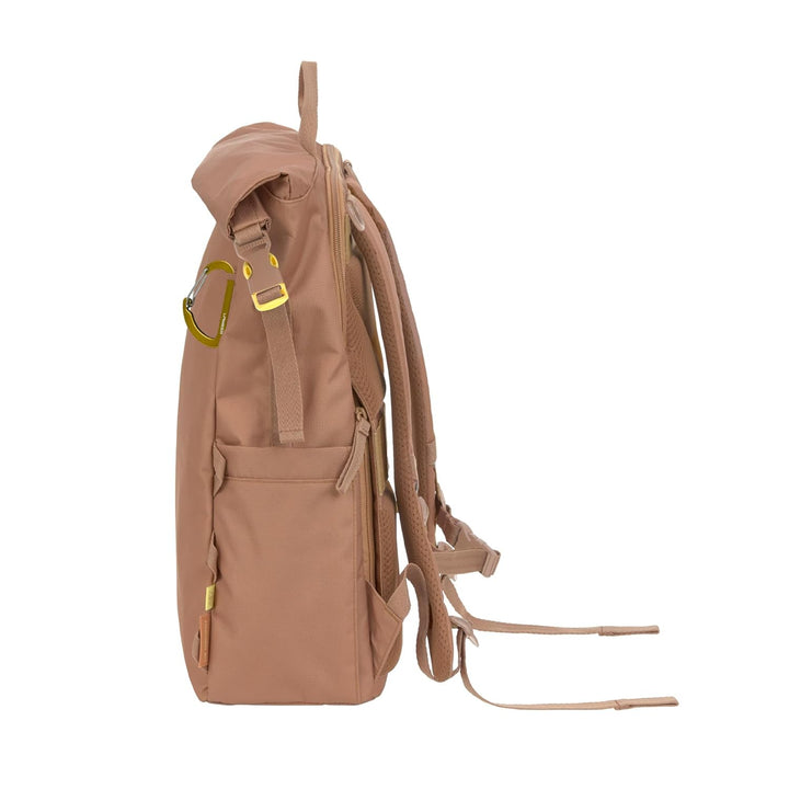 LÄSSIG Baby Wickelrucksack Wickeltasche Rucksack mit Wickelunterlage, Kinderwagenbefestigung, Flasch