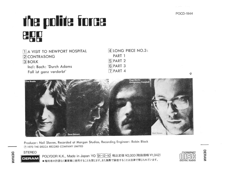 Polite Force,the, Audio-CD