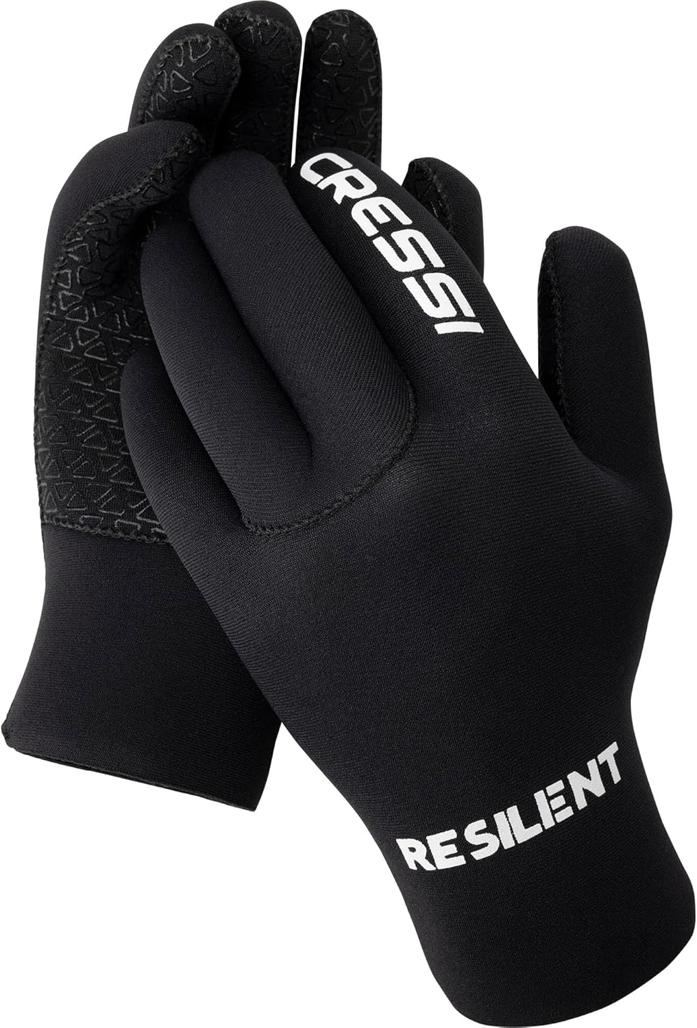 Cressi Black Neoprene Gloves Resilient 3mm - Tauchhandschuh aus Weichem 3 mm Neopren, Hohe Elastizit