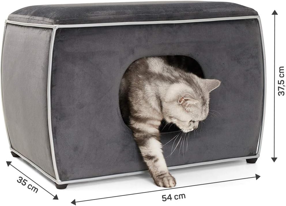 CanadianCat Company | Cat Cave Nelson | Grijs | Kattenmand, knuffelgrot voor katten