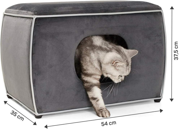CanadianCat Company | Cat Cave Nelson | Grijs | Kattenmand, knuffelgrot voor katten