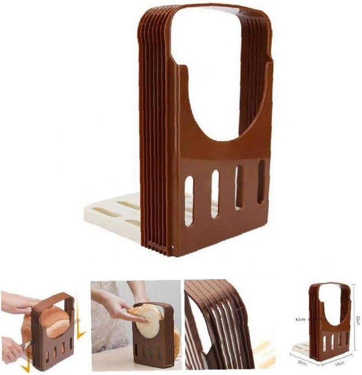 Brotschneidemaschine Adjustable Faltbare Loaf Cutter Rack-brotschneider Zum Schneiden Brot Und Kuche