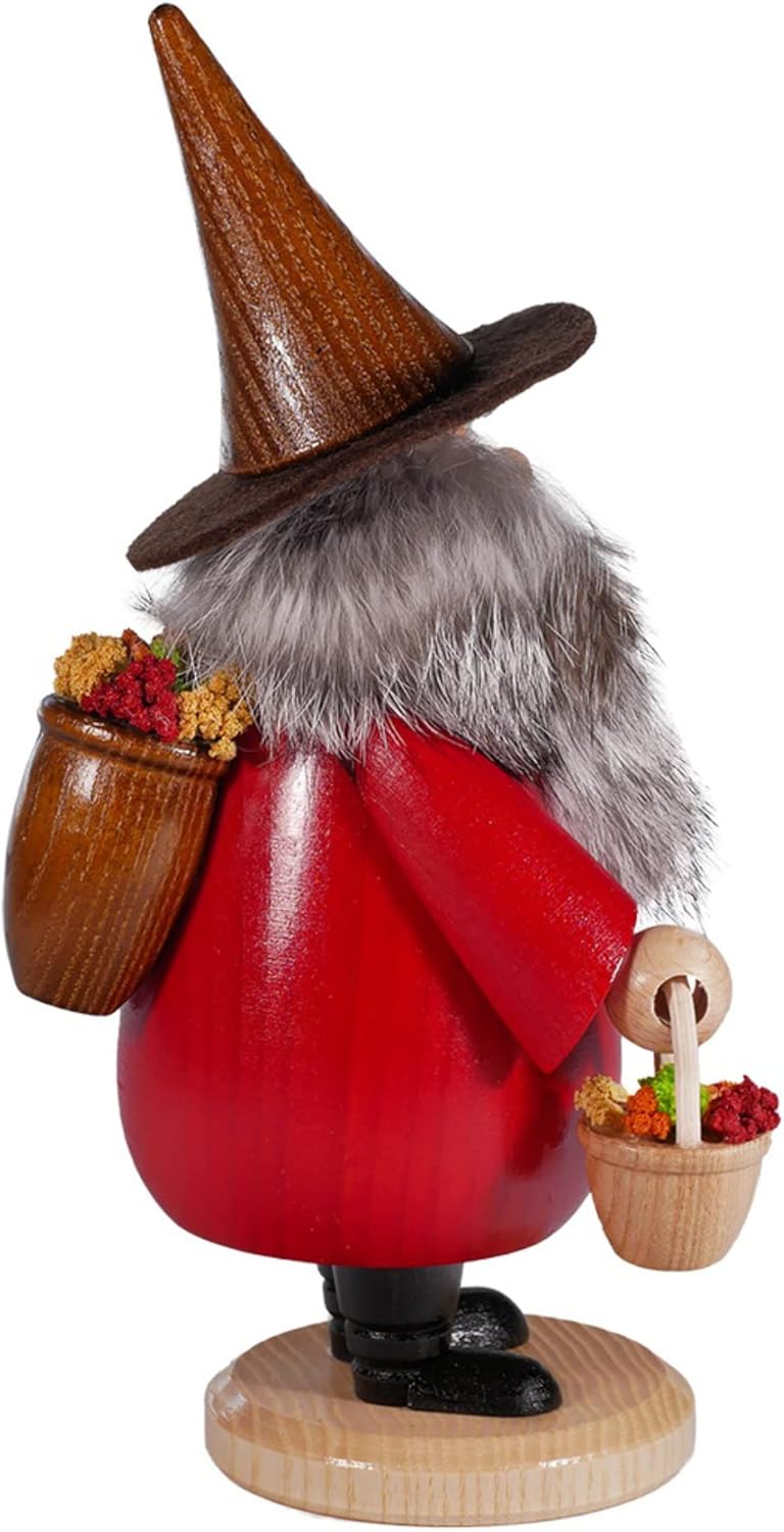 DWU Räuchermann Kräuterzwerg rot