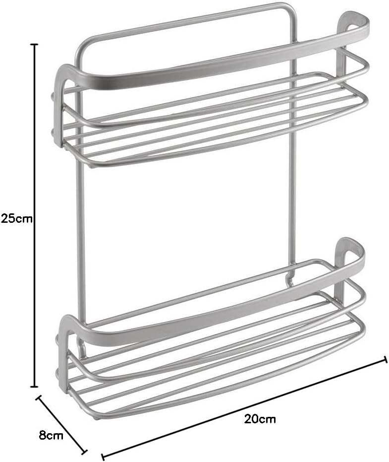 Metaltex 350416039 Gewürzregal 2-Etagen 20 x 8 x 25 cm Polytherm Eureka