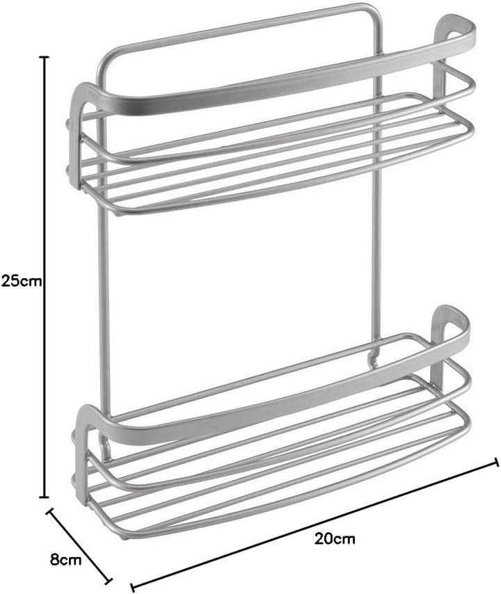 Metaltex 350416039 Gewürzregal 2-Etagen 20 x 8 x 25 cm Polytherm Eureka