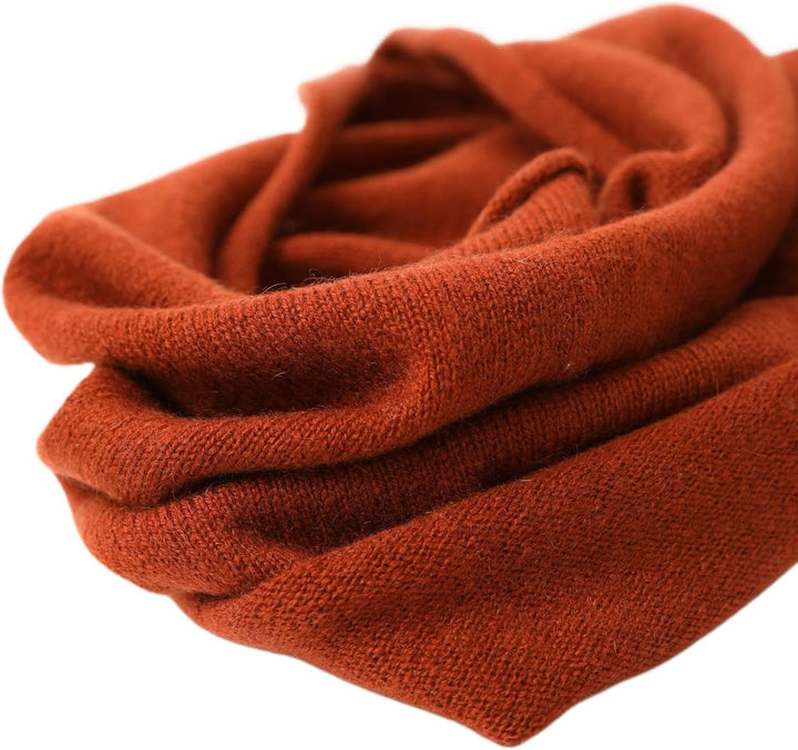 Prettystern Damen Herren Kaschmir Loop Schal warm Cashmere leicht Schlauchschal Strick-schal Halstuc