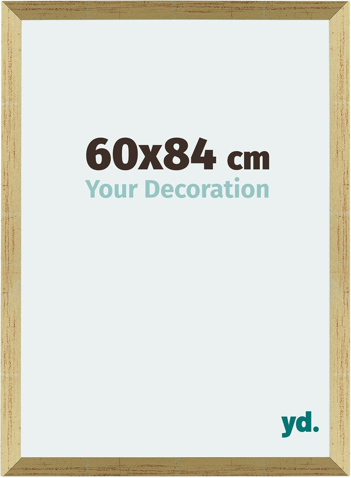 yd. Your Decoration - Bilderrahmen 60x84 cm - Bilderrahmen aus MDF mit Acrylglas - Antireflex - Ausg