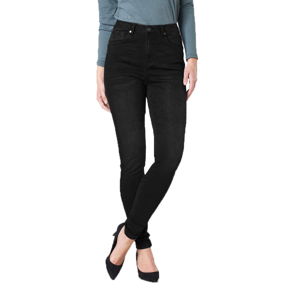 COLAC Damen Jeans Mira Slim Black Used Skinny Fit mit Stretch 203.05.02 36W / 32L Black Used, 36W /