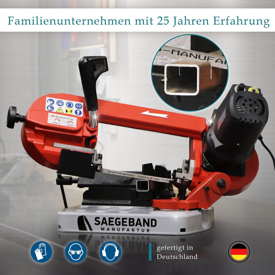 3er Pack Premium M42 HSS Bimetall Sägeband 1638 x 13 x 0,65 mm mit 6/10 ZpZ - Bandsägeblatt - Sägebl