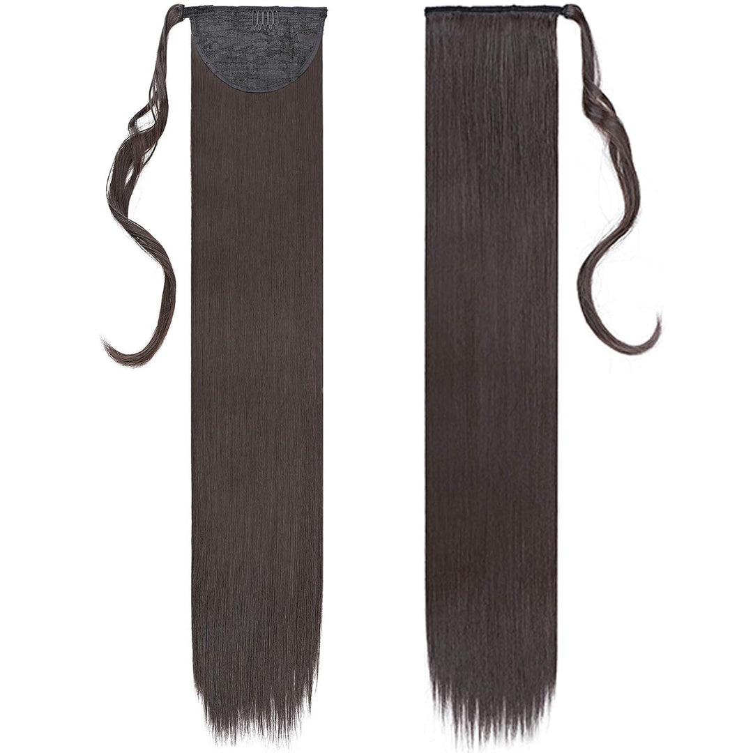 SEGO 81cm Ponytail Clip in Pferdeschwanz Extension Lang Haarteil Haarverlängerung Zopf Hair Piece Gl