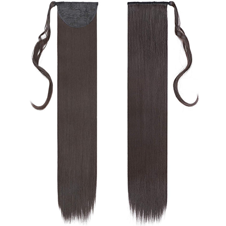 SEGO 81cm Ponytail Clip in Pferdeschwanz Extension Lang Haarteil Haarverlängerung Zopf Hair Piece Gl