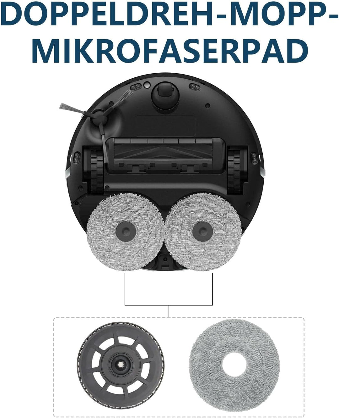 Wischtuchhalter passend für Dreame X50 Ultra Complete, X50 Master, L40s Pro Ultra, L50 Pro Ultra Rob