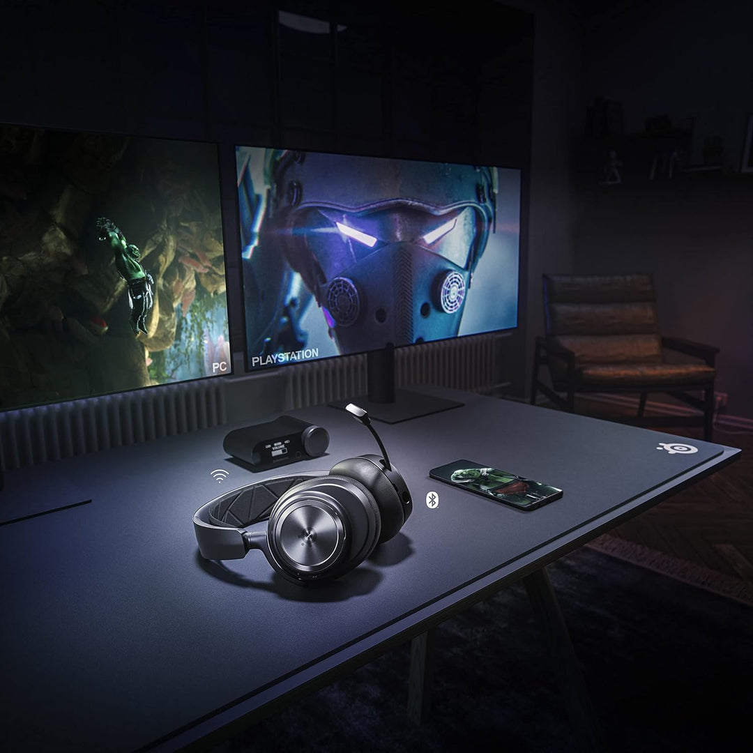SteelSeries Arctis Nova Pro Wireless - Multi-System Gaming-Headset – Hi-Fi-Treiber – Active Noise Ca