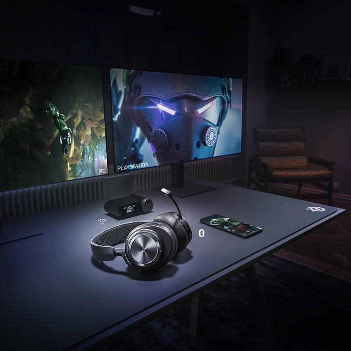 SteelSeries Arctis Nova Pro Wireless - Multi-System Gaming-Headset – Hi-Fi-Treiber – Active Noise Ca