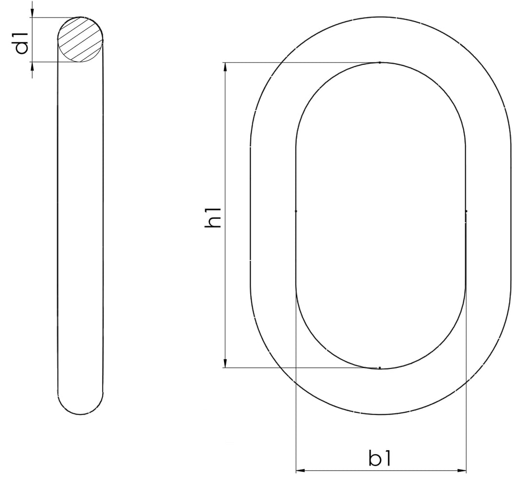 Aufhängering A26 für 1-Strang(16mm) und 2-Strang(13mm) Anschlagketten GK10 H-Stempel