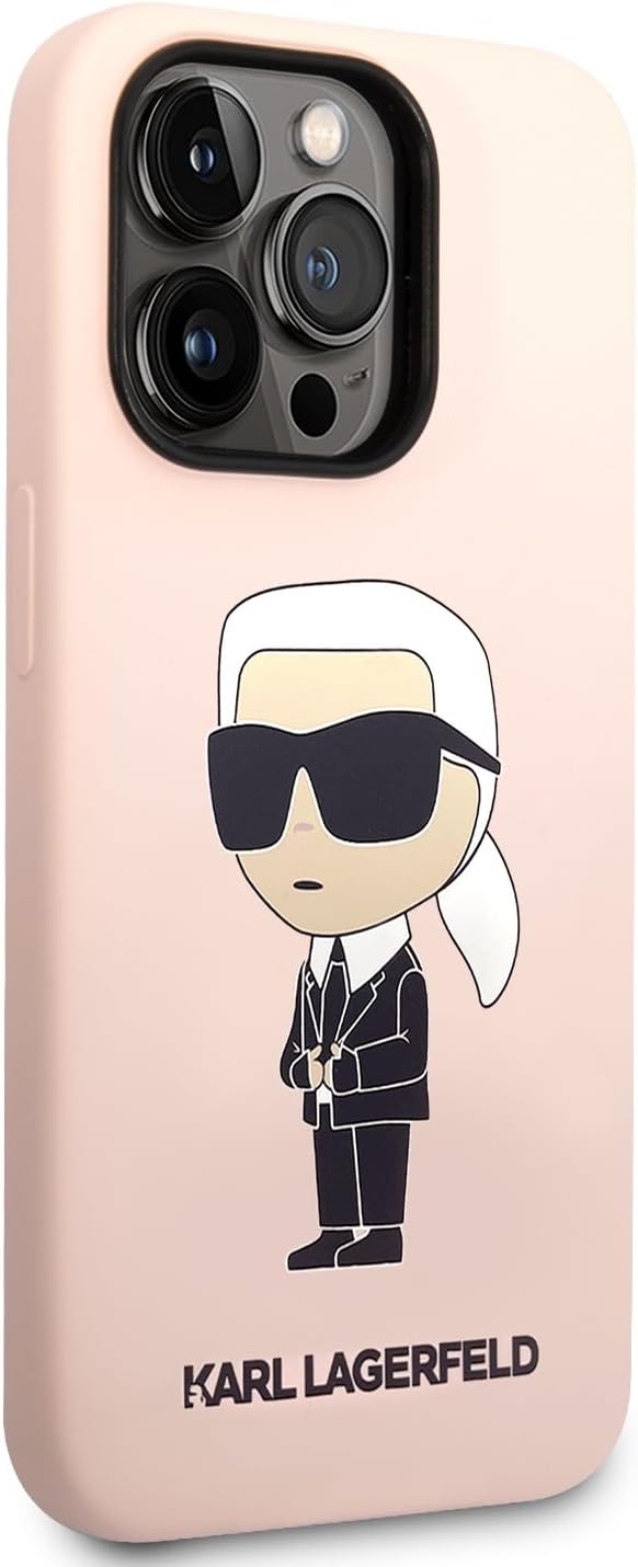 KARL LAGERFELD KLHCP14XSNIKBCP Hülle für iPhone 14 Pro Max 6,7" hardcase Rosa SI