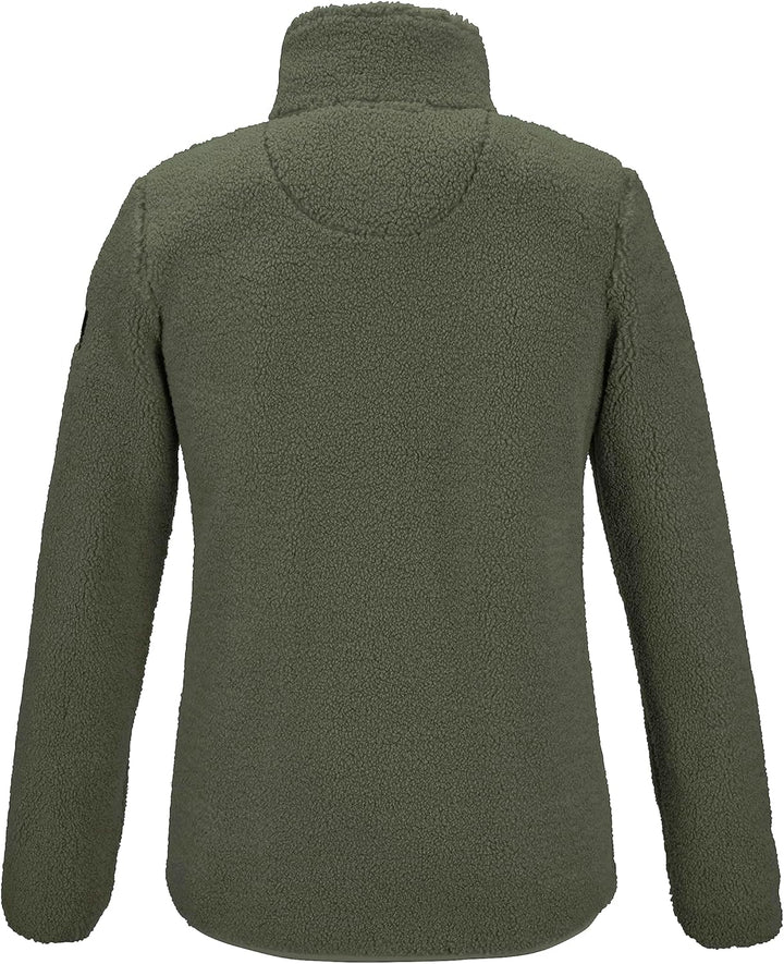Killtec Mädchen Kow 137 Grls Flc Jckt Fleecejacke/Übergangsjacke 152 dunkeloliv, 152 dunkeloliv