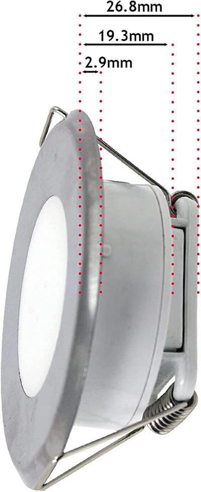 SPARES2GO Dunstabzugshaube, 1,5 W, LED, 12 V, Gleichstrom, für Küche, Ofen, Abzugshaube, universal,