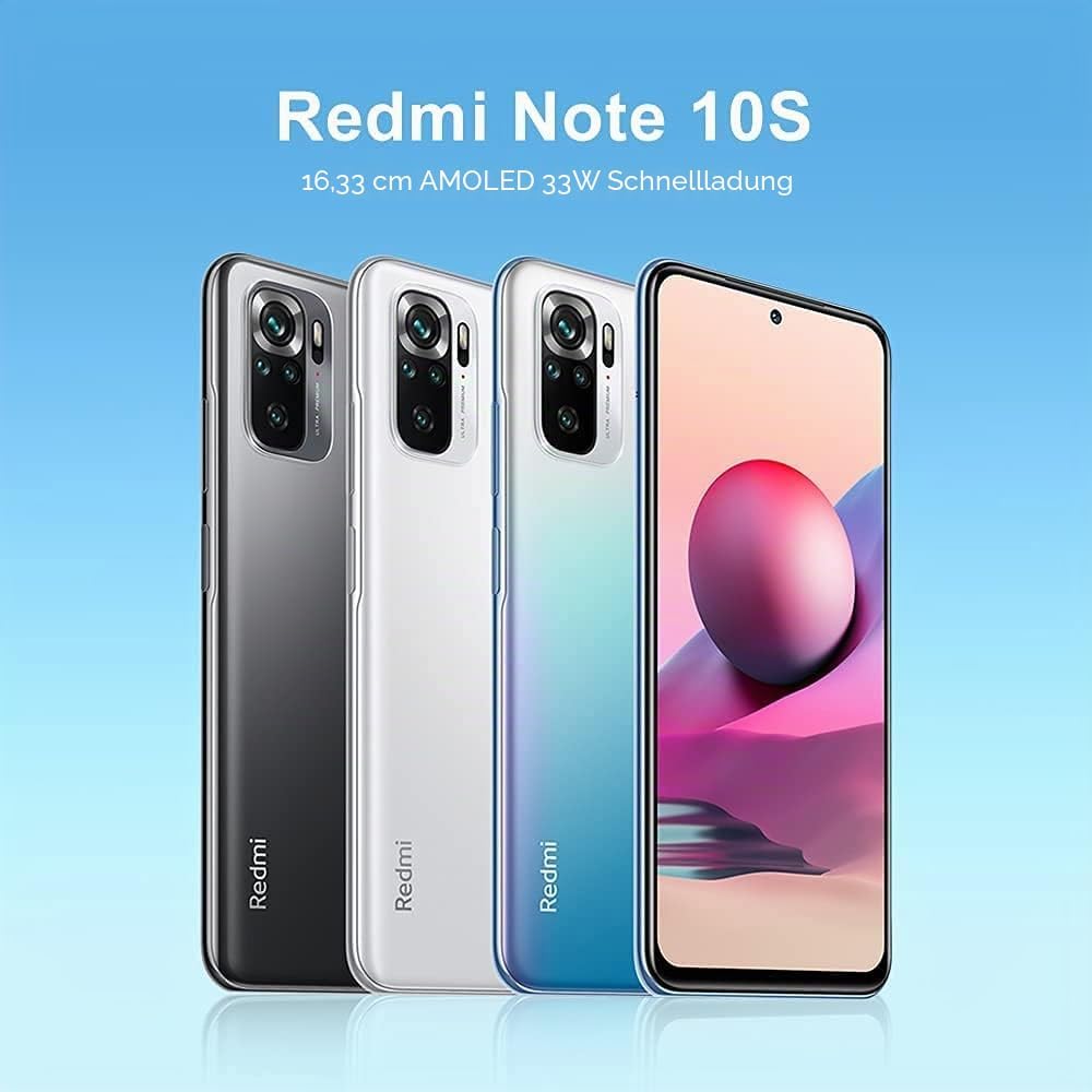 Xiaomi Redmi Note 10S Smartphone RAM 6 GB ROM 64 GB 6,43 &