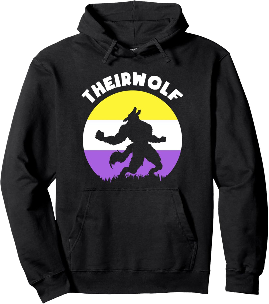 Theirwolf CSD Nicht binär Pullover Hoodie