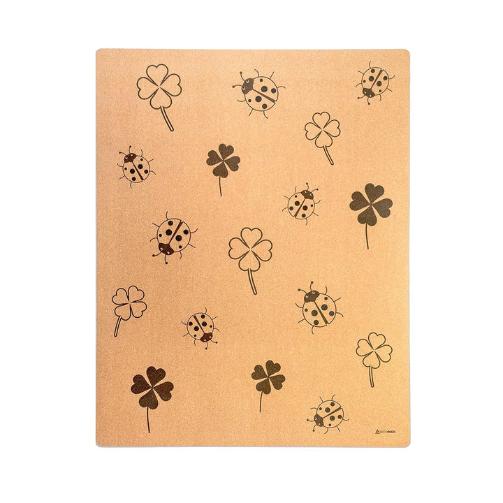 Secoroco Spielmatte aus Kork. Schadstofffreie Krabbelmatte für Babys und Kinder. Glück 140x110 cm 14