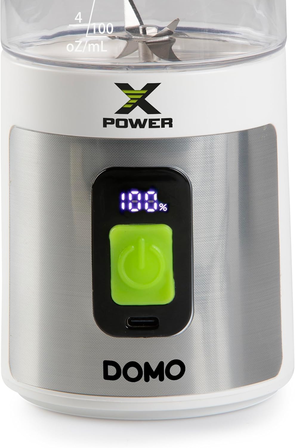 DOMO DO752BL Portable Blender - Powerful Mini Stand Mixer mit Tritan-Flasche - 120W - USB-C Aufladba