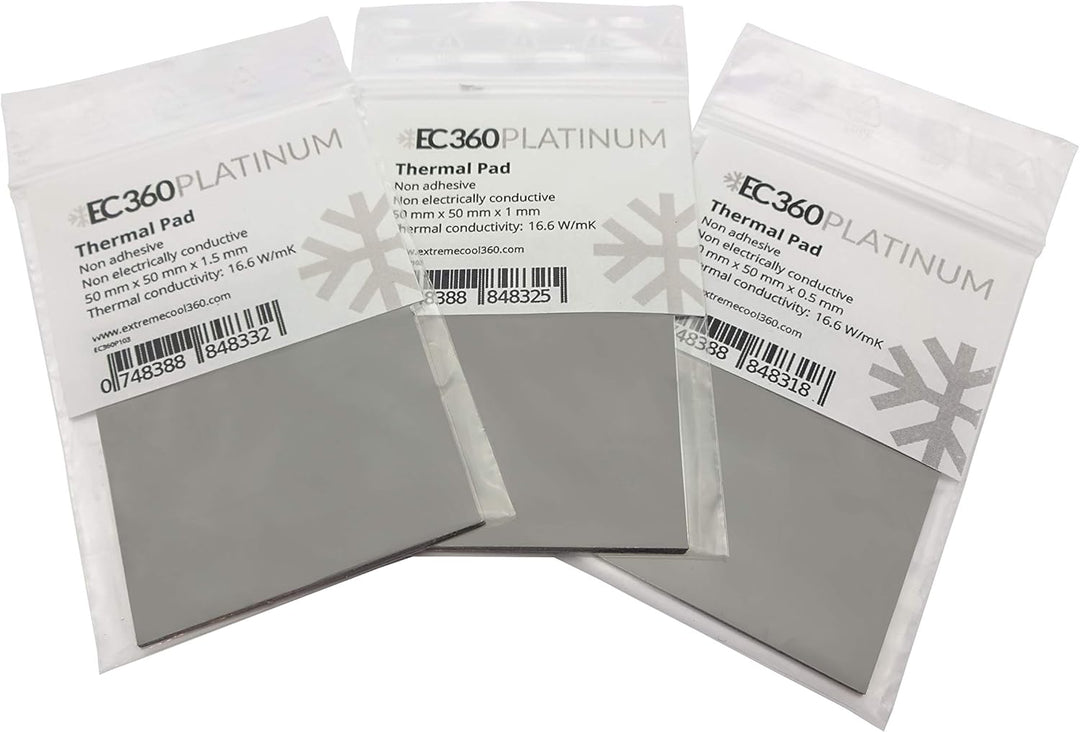 EC360® PLATINUM 16,6W/mK Wärmeleitpad (50 x 50 x 3,0 mm), 50 x 50 x 3,0 mm