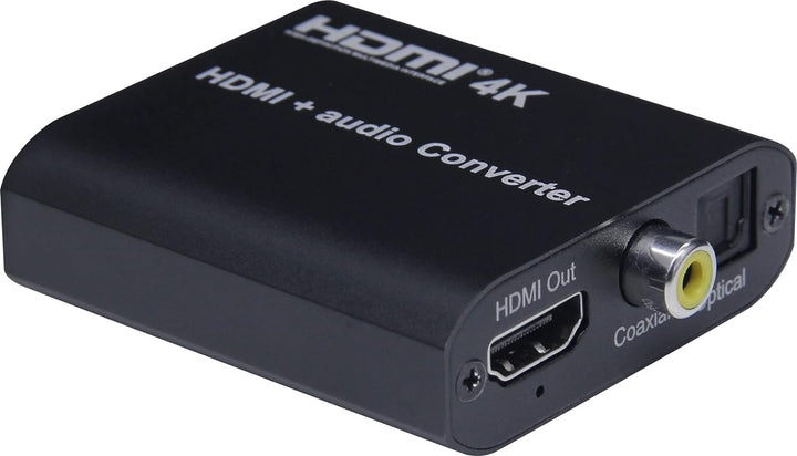 PremiumCord HDMI 4K Audio Extractor mit Audiotrennung auf Stereoklinke, SPDIF Toslink, RCA Cinch, Fa