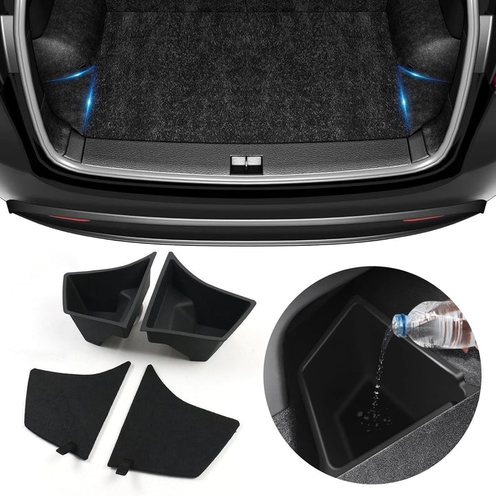Kofferraum Organizer für Tesla Model 3 Highland 2025 2024 Aufbewahrungsbox Behälter Seitenbox mit De