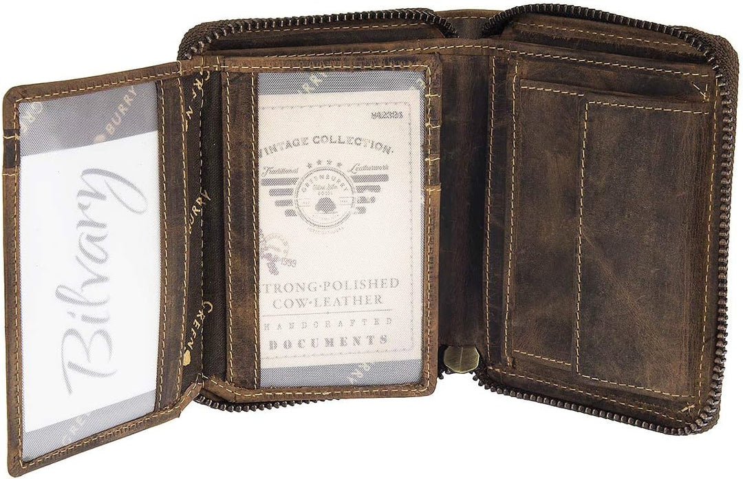 Greenburry Vintage Sternzeichen Geldbörse Leder 10 cm