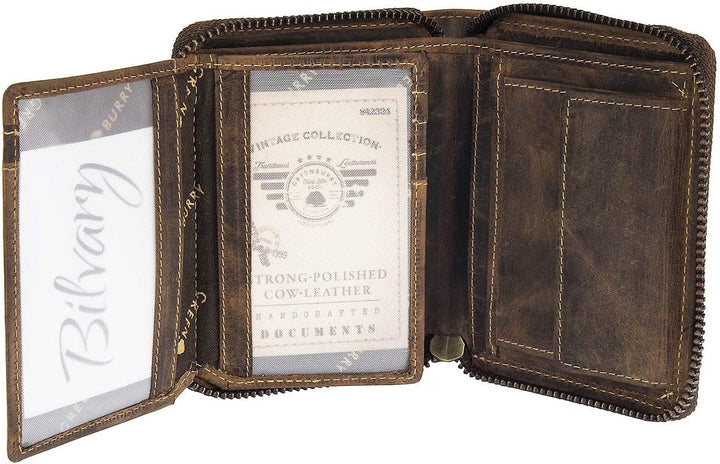 Greenburry Vintage Sternzeichen Geldbörse Leder 10 cm