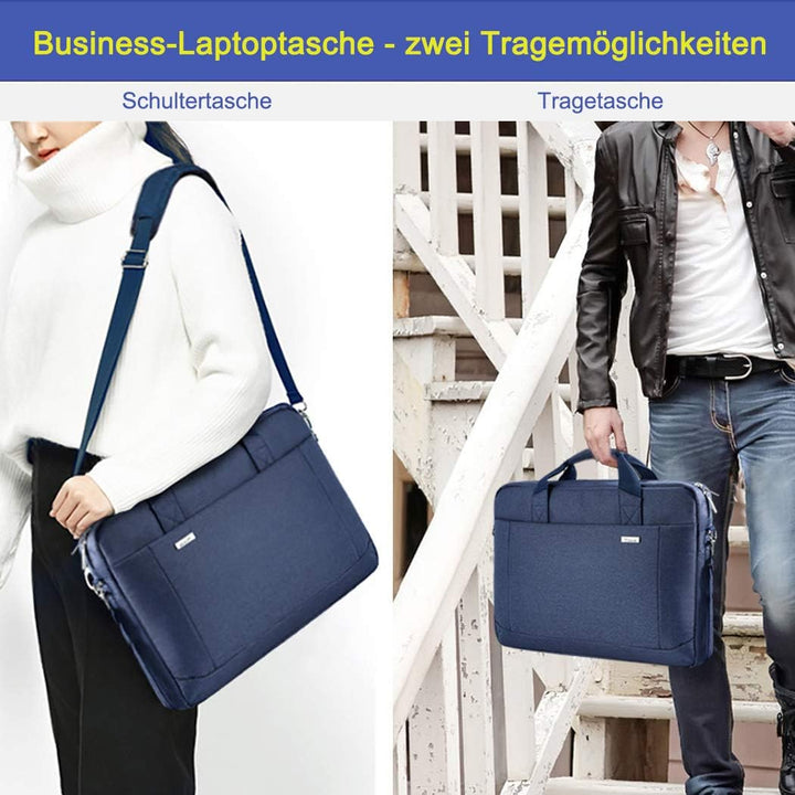 Voova grosse Laptoptasche für 17 17,3 17,4 Zoll Laptop, 30% mehr Kapazität, Innenfächer, dauerhaft v