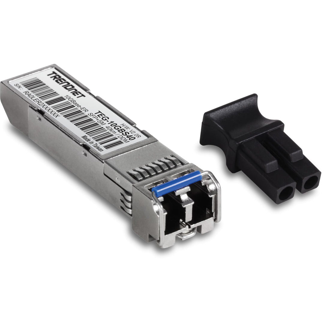 TRENDnet 10G-ER SFP+ Modul, Single Mode, LC Transceiver Modul, Bis zu 40 km, TEG-10GBS40 10G SFP+ (b