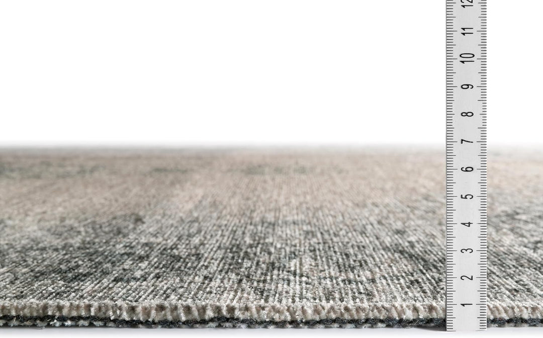 TESSO LIVING Kelim Vintage Teppich Laufer Creme 80 X 145 cm, Waschbar Boho Teppich Super Soft, Moder