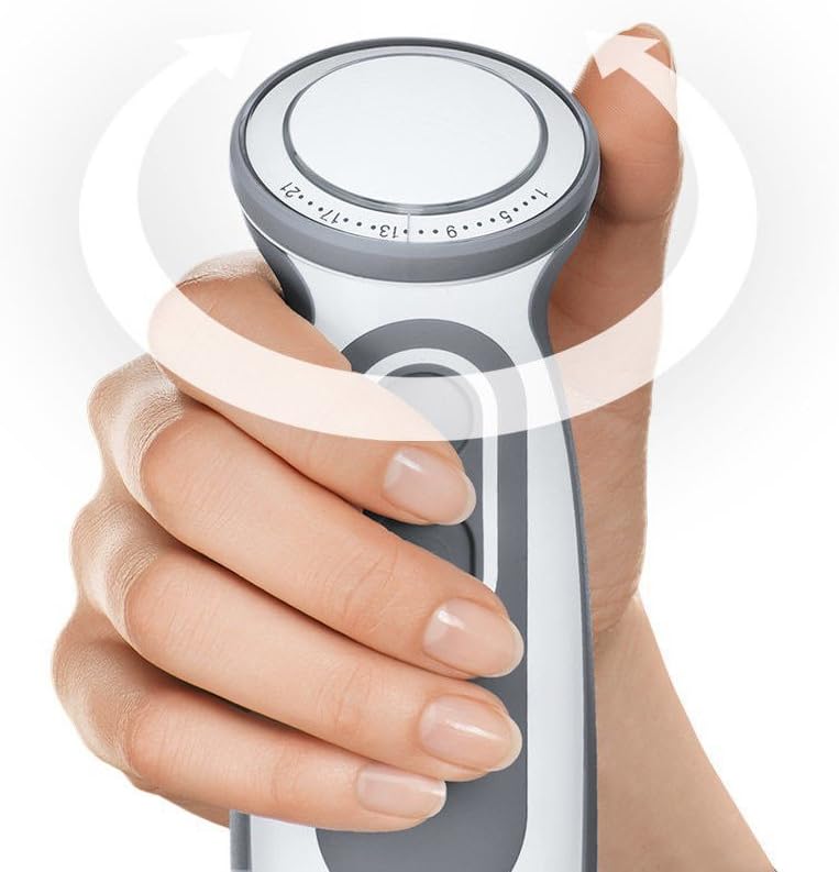 Motorgruppe für Braun Multiquick und Minipimer MR 6500, Weiss / Grau